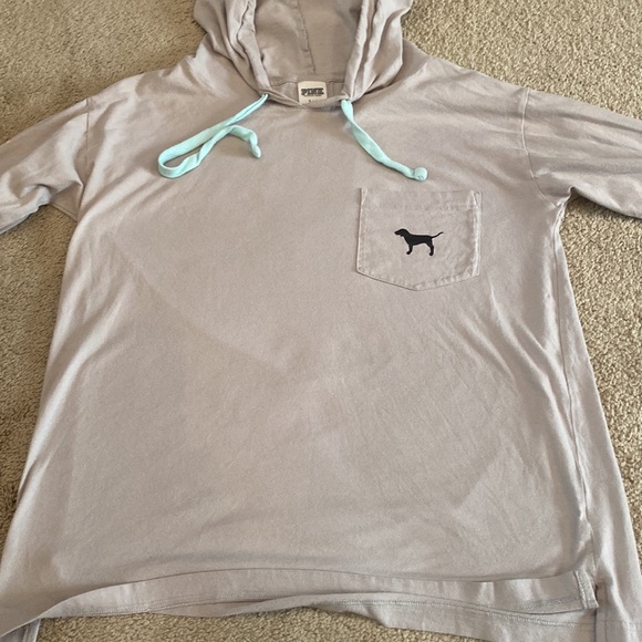 Pink by Victoria Secret size sm cotton hoodie - Picture 4 of 5